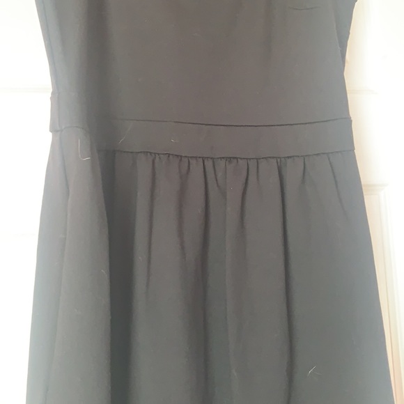 New Cynthia Rowley Black Double Knit Racerback Dress Medium - Picture 7 of 16